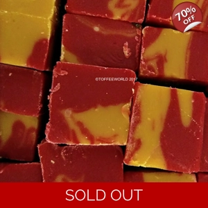 TFF Red Charger Flavour Fudge | The Fudge Factory